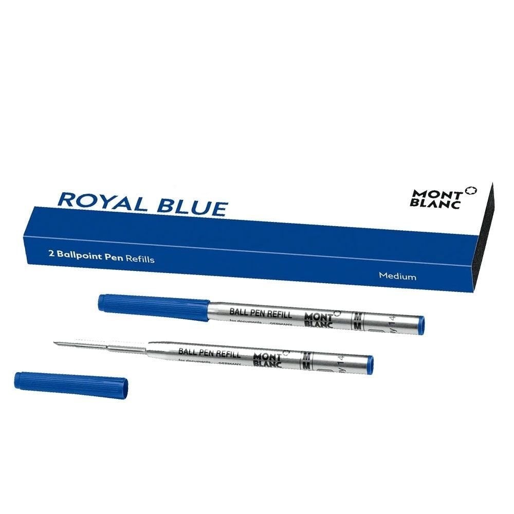 128214 Montblanc Tükenmez Kalem Yedeği Medium Royal Blue