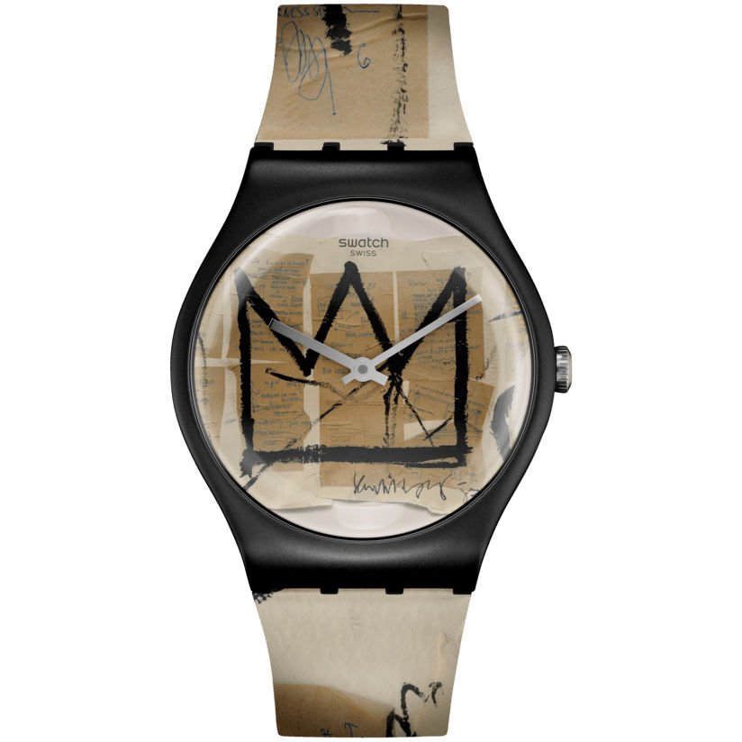 SUOZ355 Swatch Untitled by Jean-Michel Basquiat Unisex Kol Saati