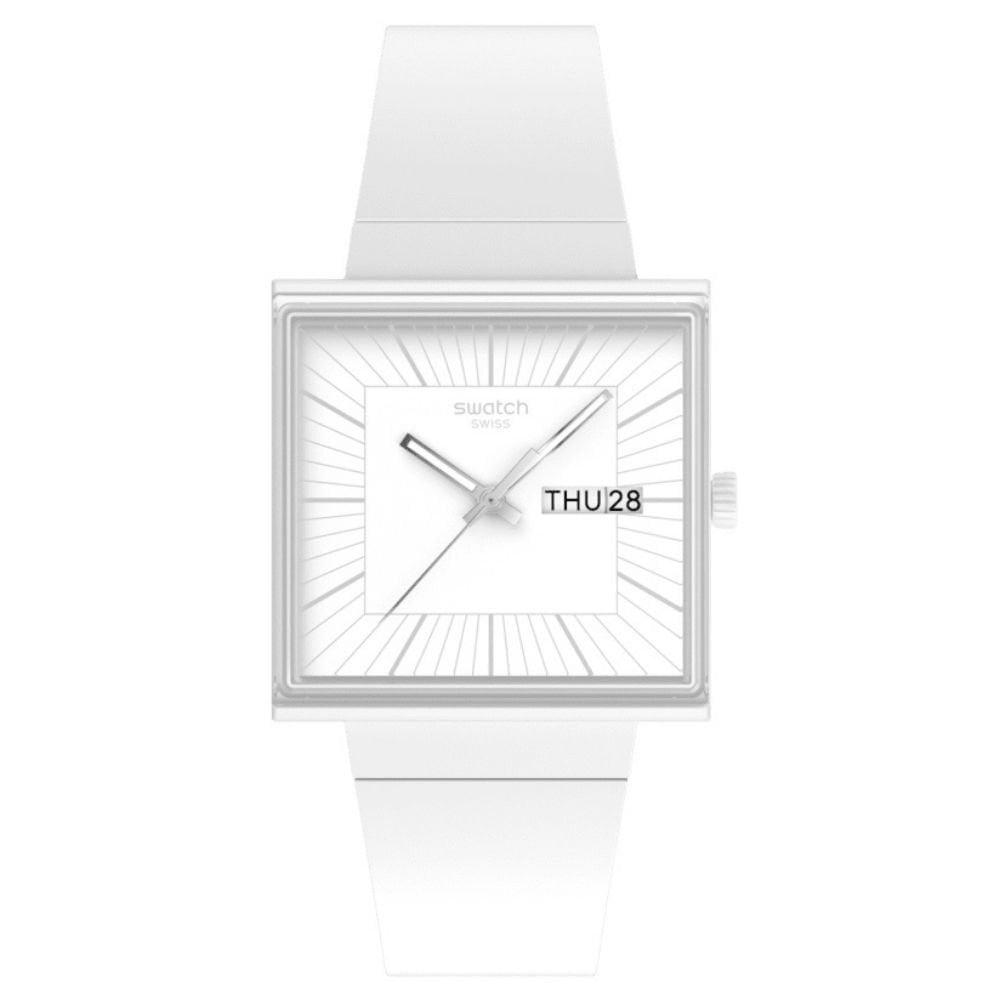 SO34W700 Swatch What If ... Allwhite Erkek Kol Saati
