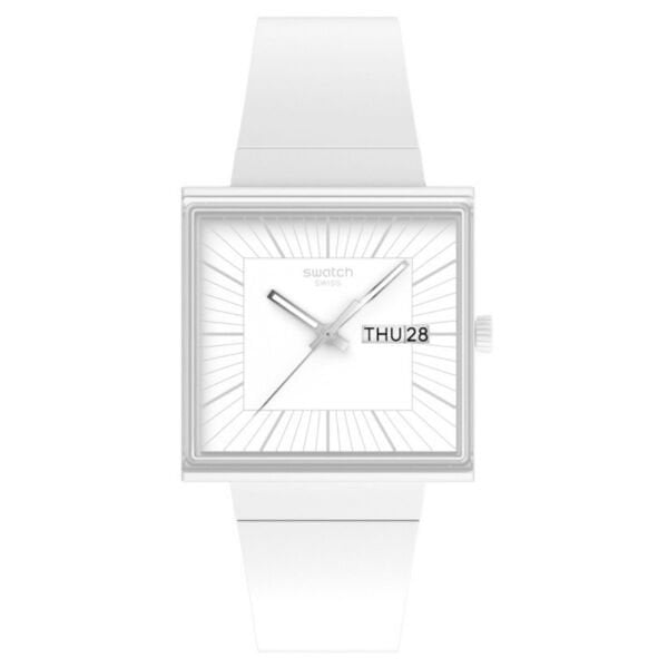 SO34W700 Swatch What If ... Allwhite Erkek Kol Saati
