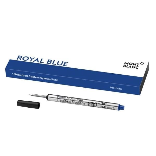 128243 Mont Blanc Rollerball Capless Refill Medium Blue