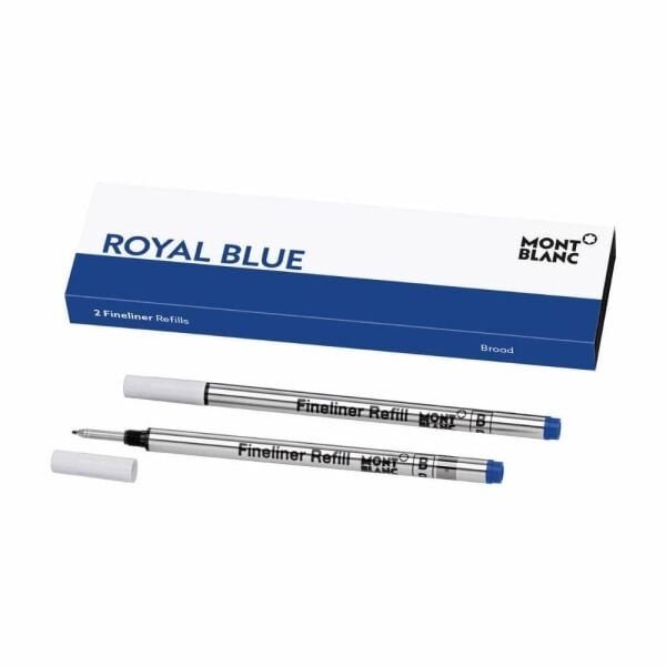 128249 Mont Blanc 2 Fineliner Refill Broad Royal Blue (B)
