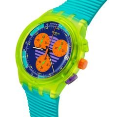 SUSJ404 Swatch Neon Wave Erkek Kol Saati