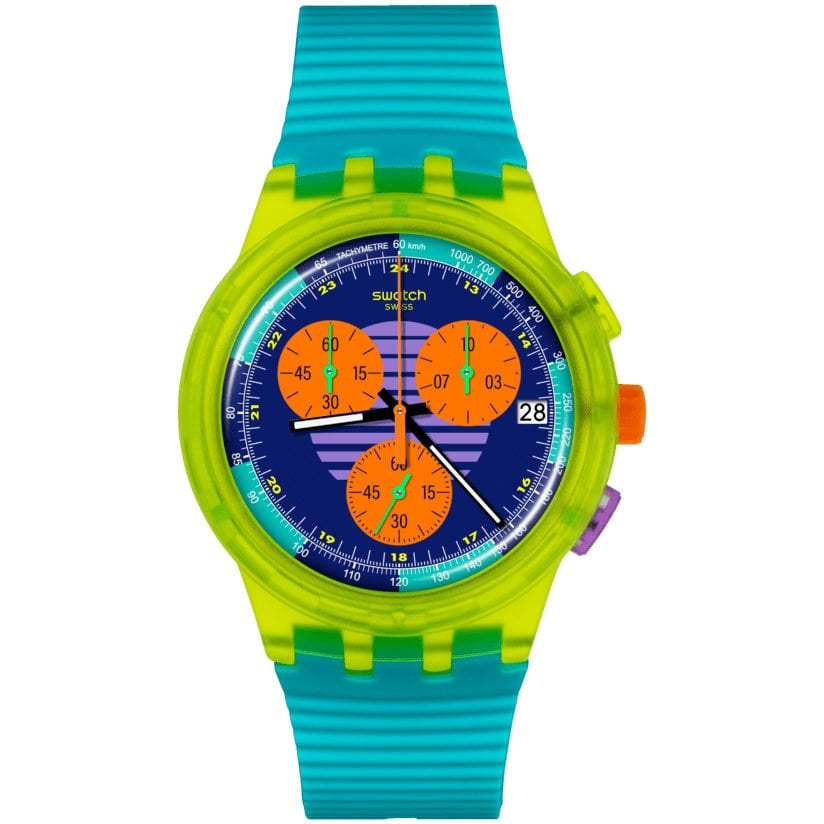 SUSJ404 Swatch Neon Wave Erkek Kol Saati