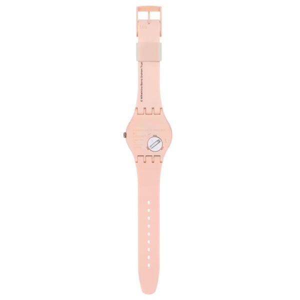SUOZ362 Swatch Barns-Graham's Orange and Red on Pink Unisex Kol Saati