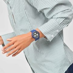 SUSN418 Swatch Nothing Basic About Blue Erkek Kol Saati