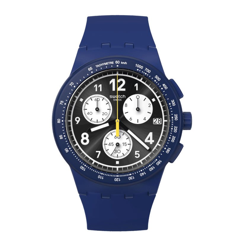 SUSN418 Swatch Nothing Basic About Blue Erkek Kol Saati