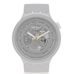 SB03M100 Swatch Big Bold Ceramic C-Grey Unisex Kol Saati