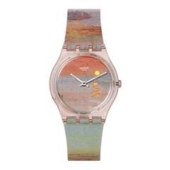 SO28Z700 Swatch Turner's Scarlet Sunset Unisex Kol Saati SO28Z700