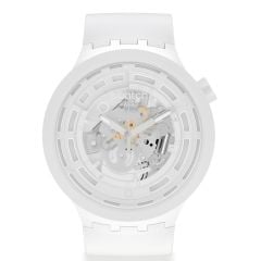 SB03W100 Swatch Big Bold Ceramic C-White Unisex Kol Saati
