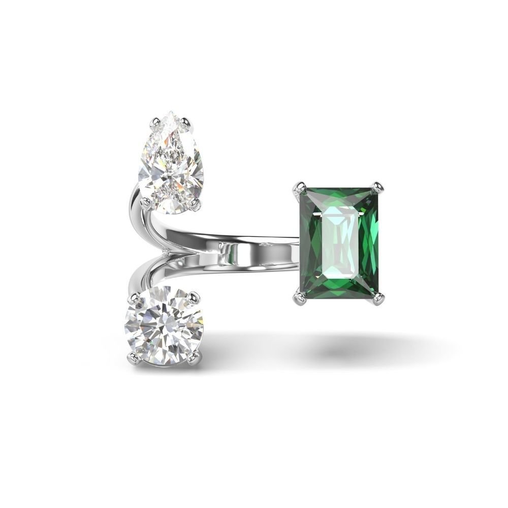 5676970 Swarovski Yüzük Mesmera:Ring Op Green White/Rhs 50 5676970