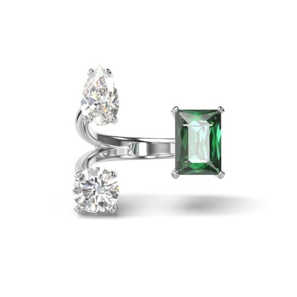 5676970 Swarovski Yüzük Mesmera:Ring Op Green White/Rhs 50 5676970