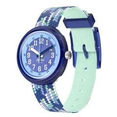 FPNP169 Flik Flak Braid in Blue Çocuk Kol Saati FPNP169