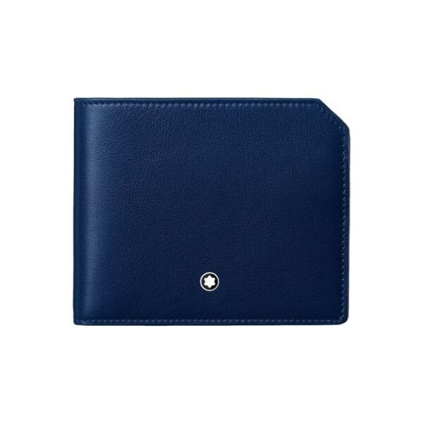 130059 Mont Blanc Meisterstück 6 cc Mavi Cüzdan