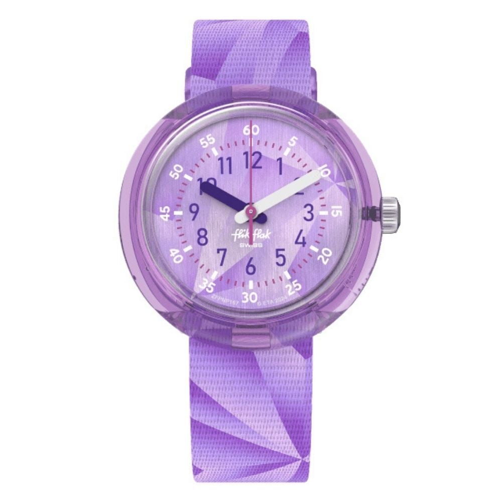 FPNP167 Flik Flak Purple Prism Çocuk Kol Saati FPNP167