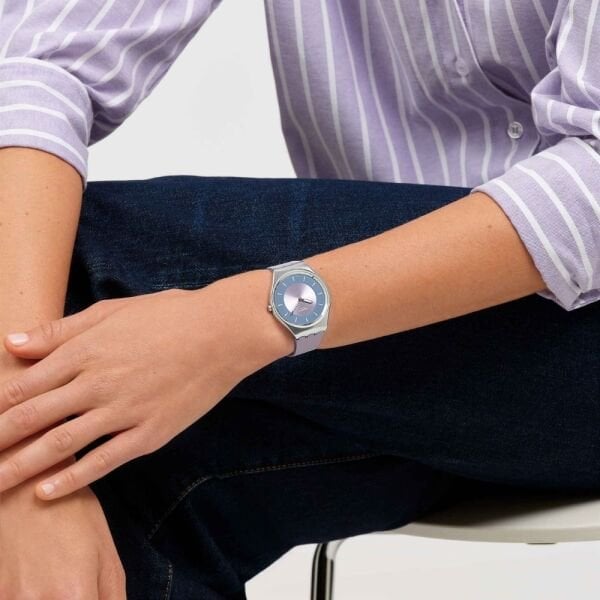 SYXS157 Swatch Lyrically Lavender Bayan Kol Saati