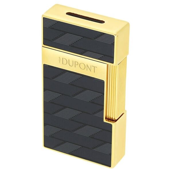 025079 St Dupont Biggy Monogram 1872 Siyah Çakmak