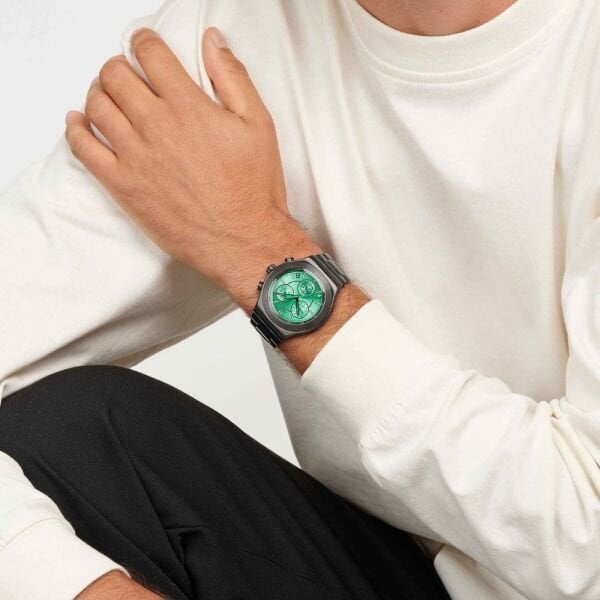 YVM407G Swatch Obessively Obsidian Erkek Kol Saati