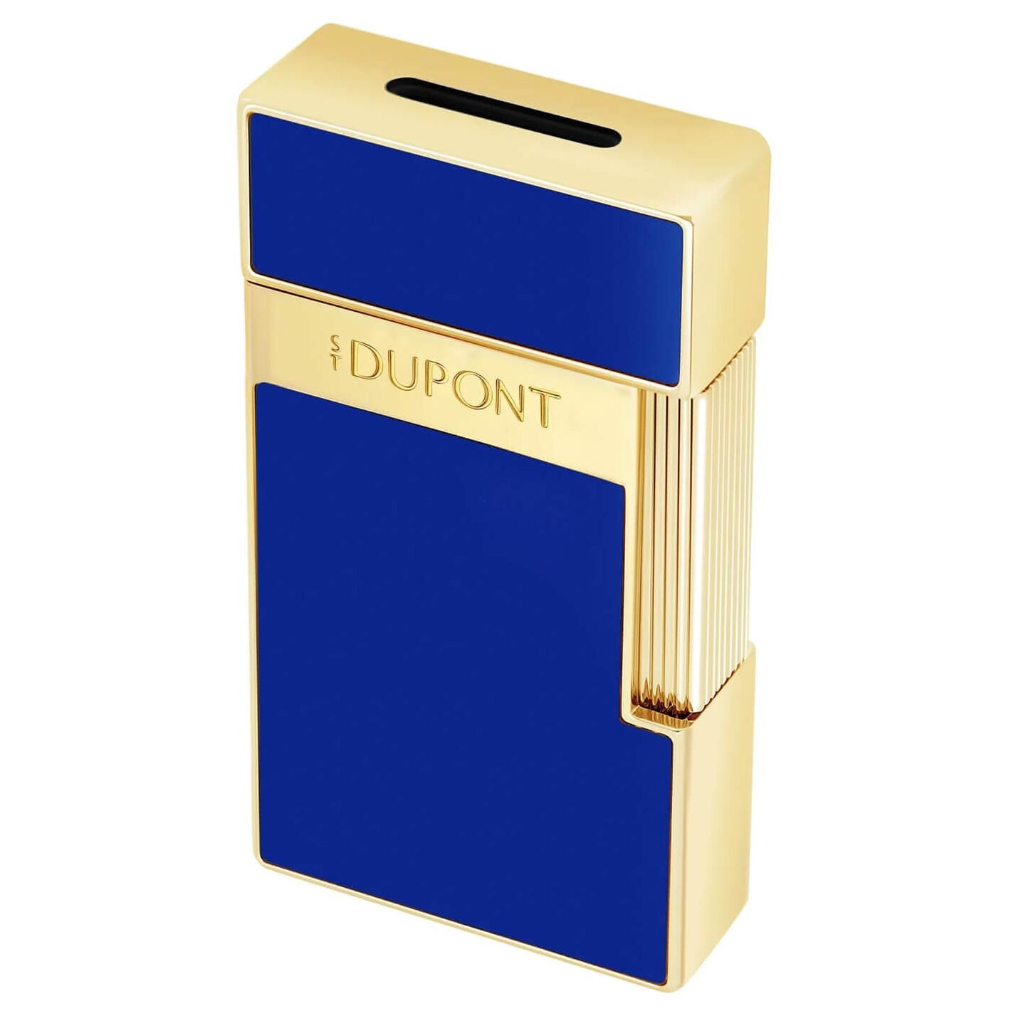 025225 St Dupont Biggy Mavi-Golden Çakmak
