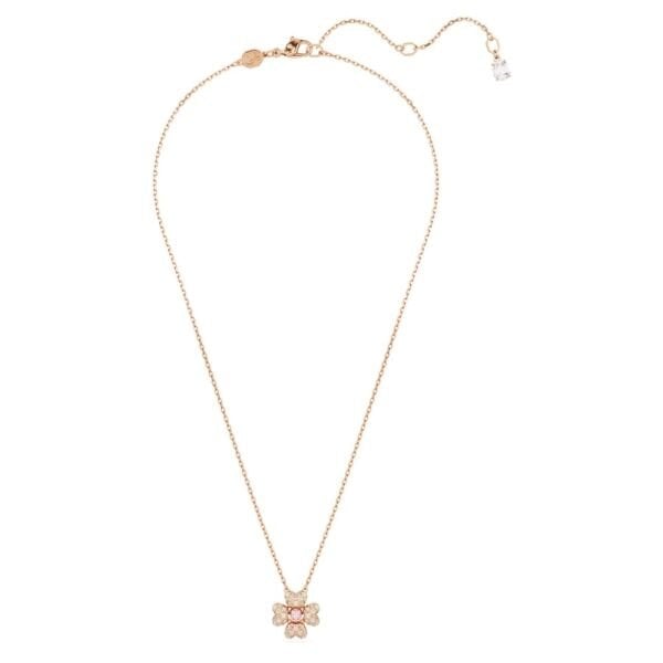 5674211 Swarovski Kolye Idyllia:Pend Cz Clover Silk/Ros 5674211