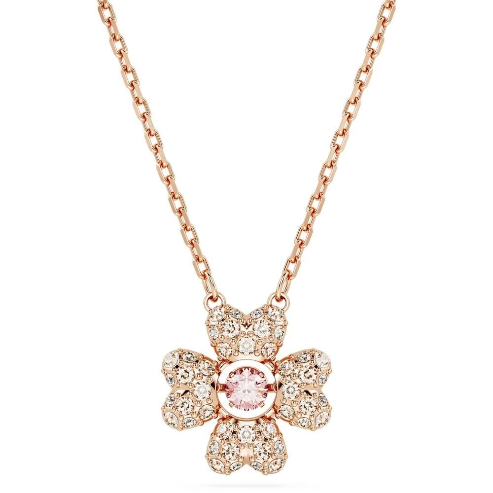 5674211 Swarovski Kolye Idyllia:Pend Cz Clover Silk/Ros 5674211