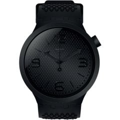 SO27B100 Swatch Big Bold BBBlack Erkek Kol Saati