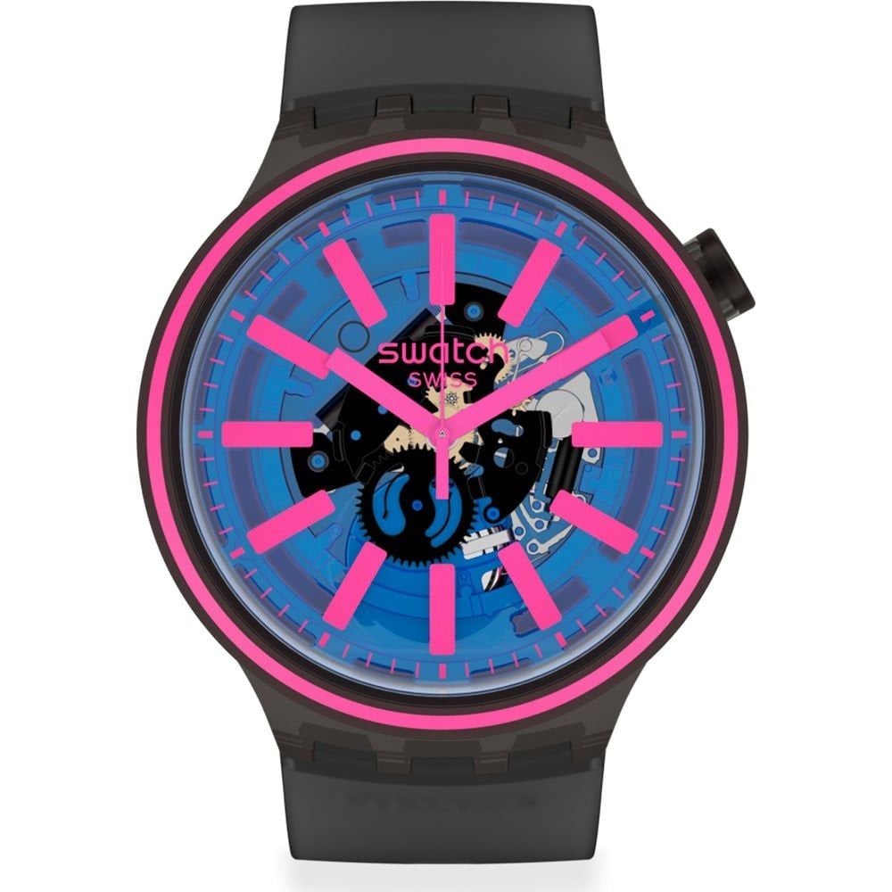 SO27B111 Swatch Big Bold Blue Taste Unisex Kol Saati