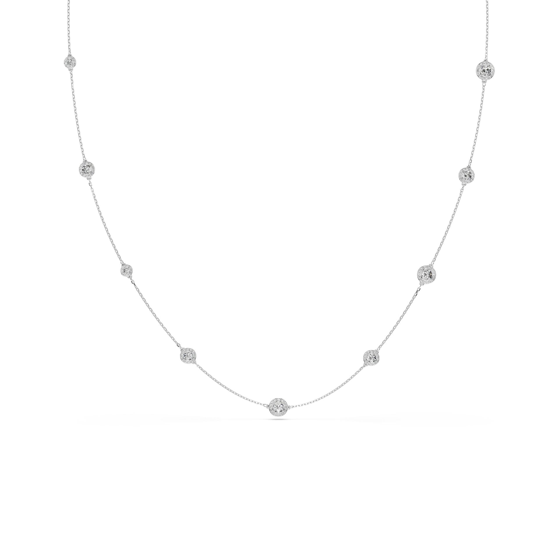 5733197 Swarovski Kolye Una:Strand Double Sıde Cre/Rhs