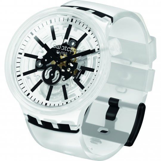 SO27E101 Swatch Big Bold Blackinjelly Unisex Kol Saati