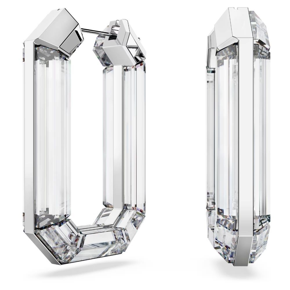 5671087 Swarovski Küpe Lucent:Pe Hoop Whi/Rhs 5671087