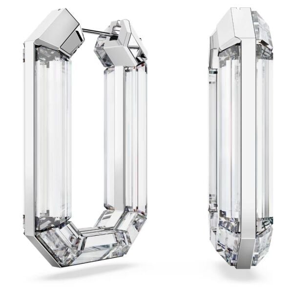 5671087 Swarovski Küpe Lucent:Pe Hoop Whi/Rhs 5671087