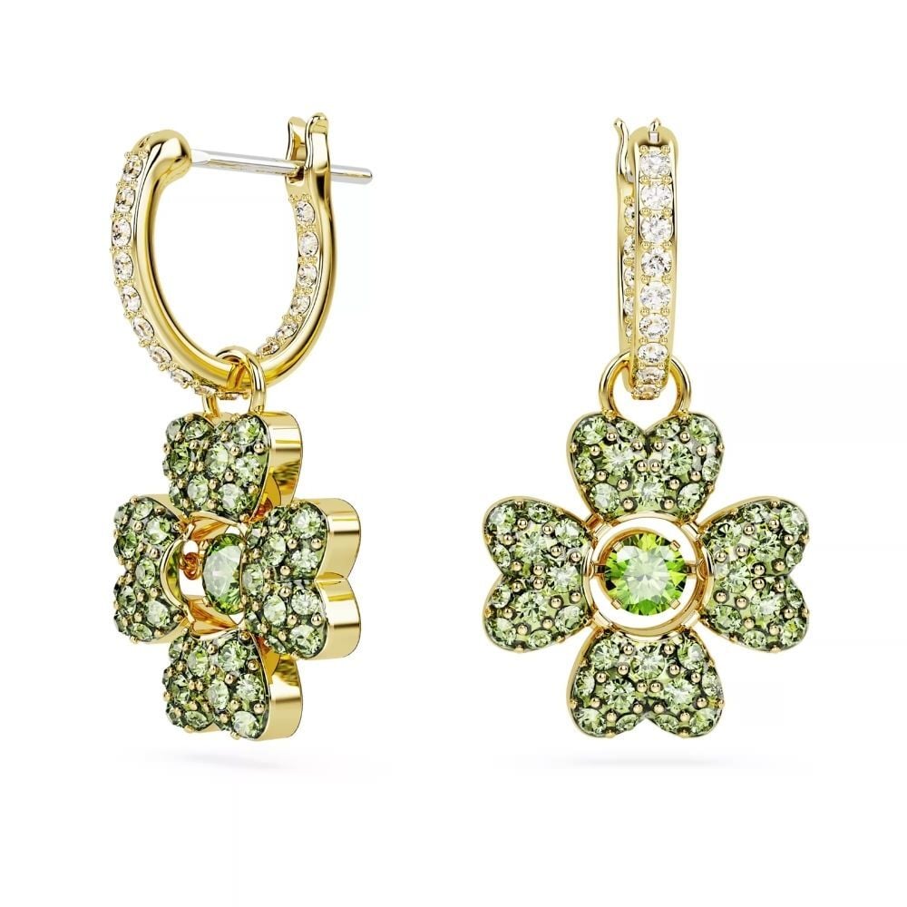 5670664 Swarovski Küpe Idyllia:Pe Mn Hoop Clover Cz Gre/Gos 5670664