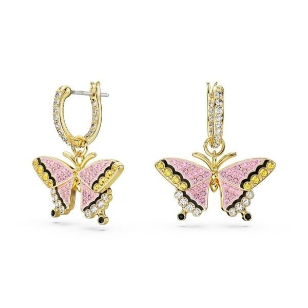 5670055 Swarovski Küpe Idyllia:Pe Mn Hoop Pink Mul/Gos 5670055