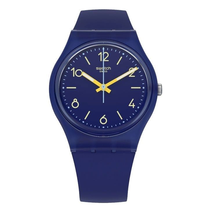 SO28N108 Swatch Gent Indigo Swing Kadın Kol Saati