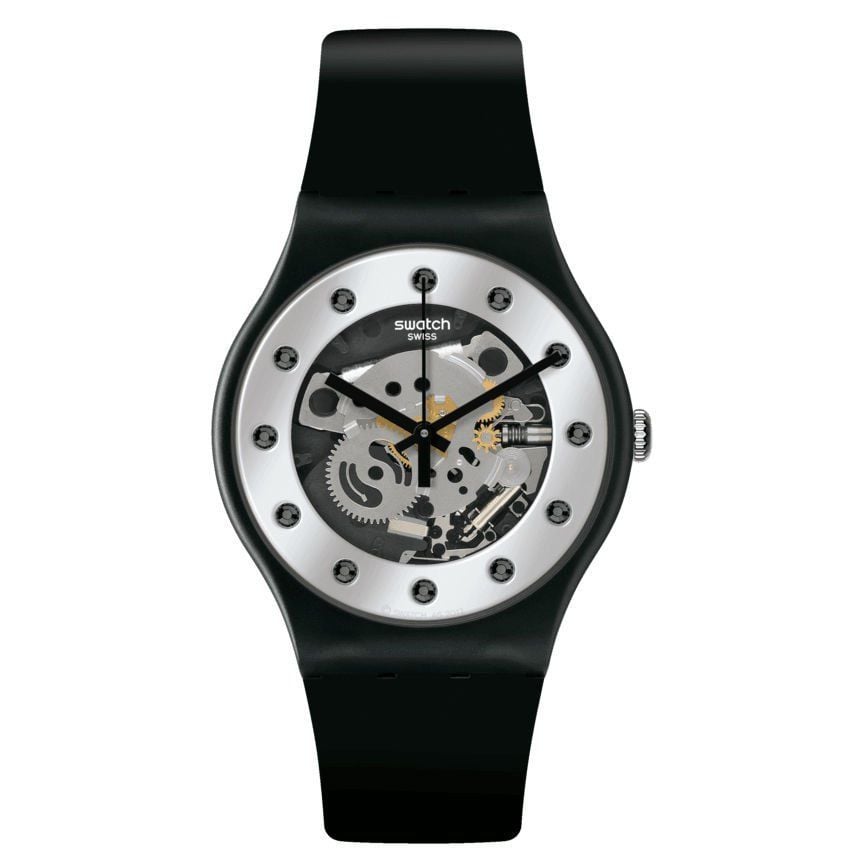 SO29B109 Swatch Silver Glam Again Erkek Kol Saati