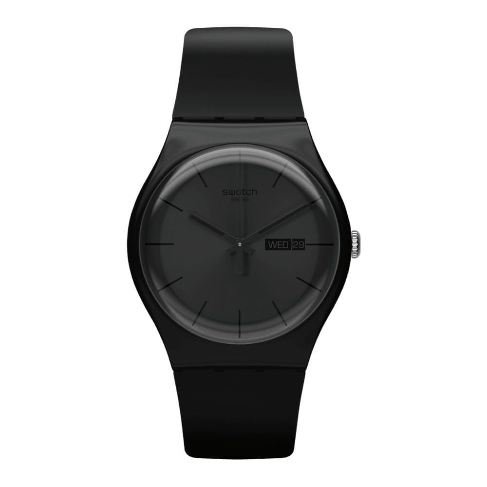 SO29B706 Swatch Black Rebel Again Unisex Kol Saati