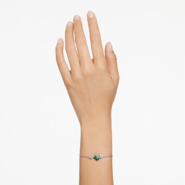 5668360 Swarovski Bilezik Mesmera:Bracelet Green White/Rhs M 5668360