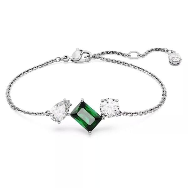 5668360 Swarovski Bilezik Mesmera:Bracelet Green White/Rhs M 5668360