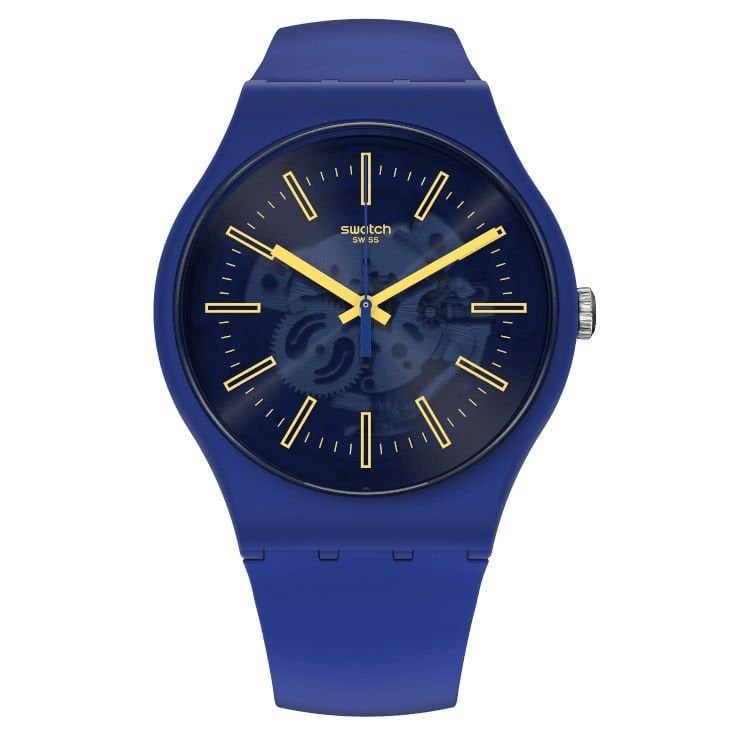SO29N101 Swatch Sunbrush Sky Unisex Kol Saati