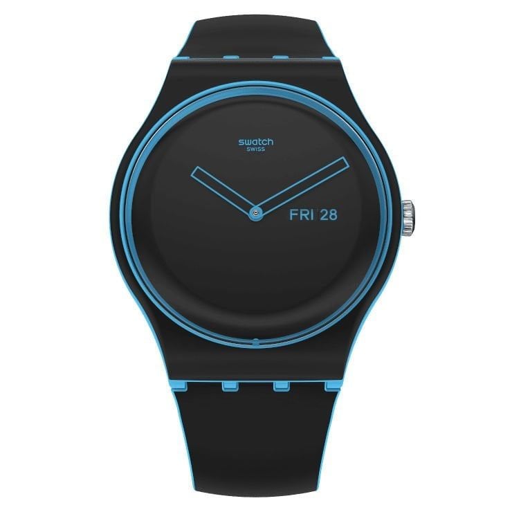 SO29S701 Swatch Minimal Line Blue Unisex Kol Saati