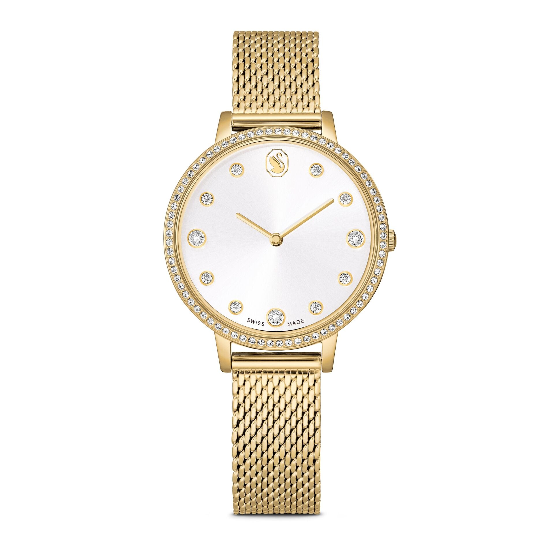 5740823 Swarovski Saat Clarıca:Ms Pgo/Whıte/Pgo