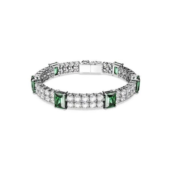 5666163 Swarovski Bilezik Matrix:Tb L Green Stones Gre/Rhs M 5666163