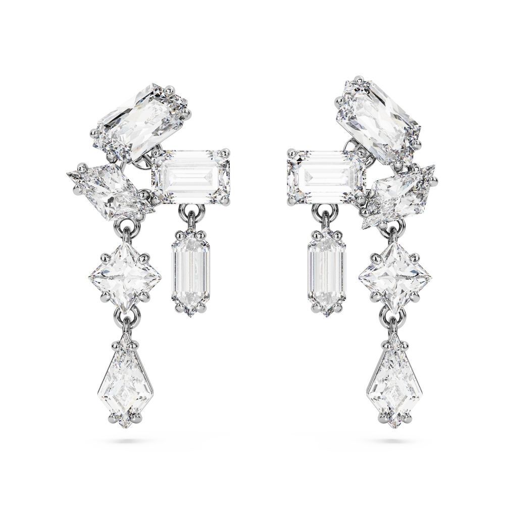 5665825 Swarovski Küpe Mesmera:Pe Sd Cluster Cry/Rhs 5665825
