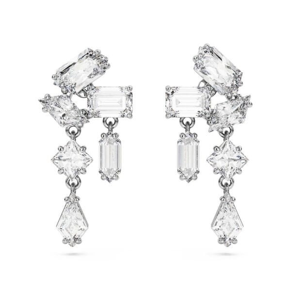 5665825 Swarovski Küpe Mesmera:Pe Sd Cluster Cry/Rhs 5665825