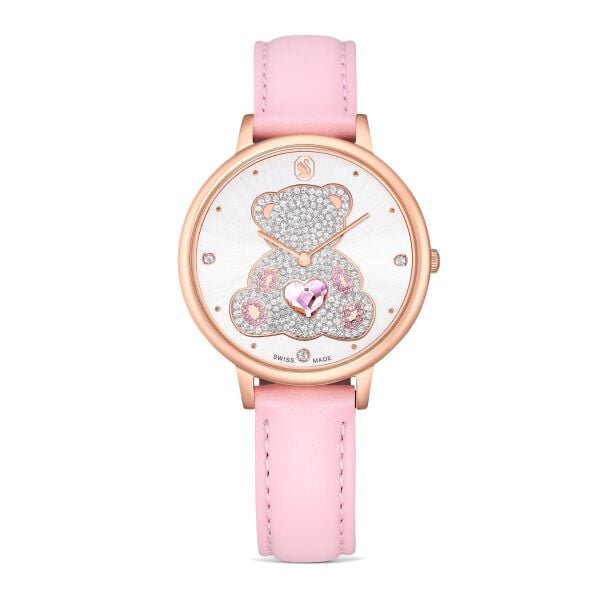 5739838 Swarovski Saat Teddy:Ls Pınk/Whıte/Pro