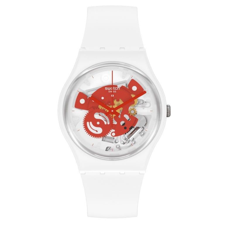 SO31W104 Swatch Gent Time to Red Small Kadın Kol Saati