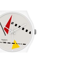 SO31W106 Swatch Gent Whi_Mem M Kadın Kol Saati