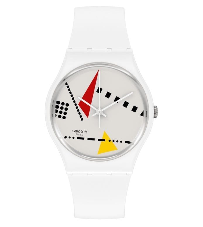 SO31W106 Swatch Gent Whi_Mem M Kadın Kol Saati