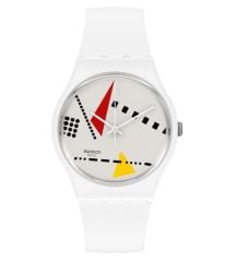 SO31W106 Swatch Gent Whi_Mem M Kadın Kol Saati