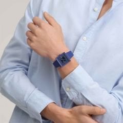SO34N700 Swatch Squarely Blacklight Unisex Kol Saati SO34N700